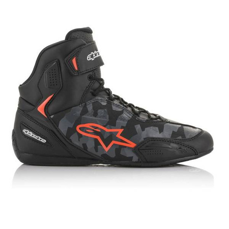 BUTY ALPINESTARS FASTER-3 BLACK/GREY CAMO/FLUO RED