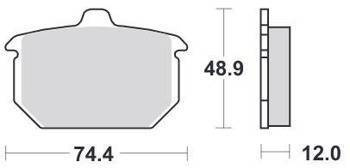 KLOCKI HAMULCOWE SBS 549 H