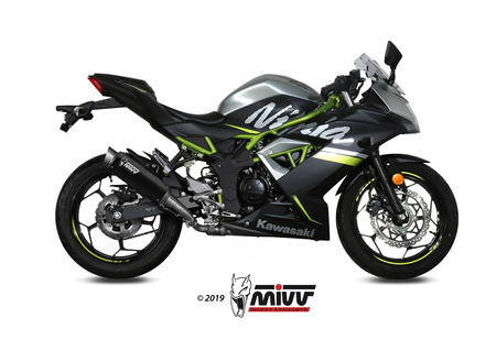 Mivv Tłumik końcowy GP PRO BLACK STAINLESS STEEL KAWASAKI NINJA 125 2019-2024