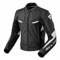 REV'IT! Kurtka skórzana Masaru kolor Czarny/Biały