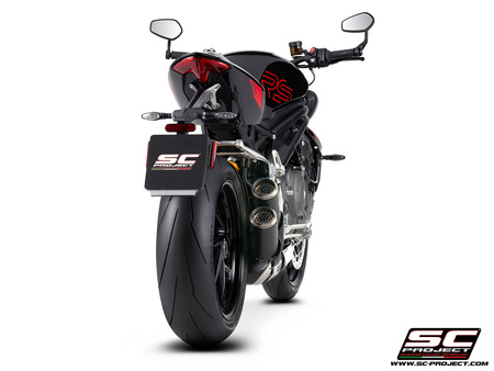 SC-Project tłumik końcowy Twin CR-T carbon Triumph SPEED TRIPLE 1200 RS 2025+ Euro5+