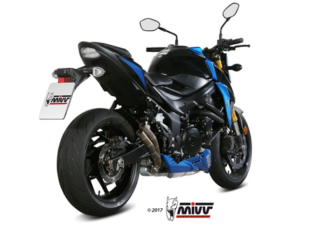 Mivv Tłumik końcowy DOUBLE GUN stal nierdzewna SUZUKI GSX-S 750 2017-2020