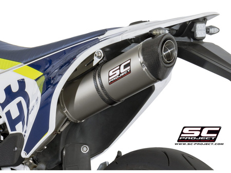 SC Project Tłumik końcowy Oval Titanium Husqvarna 701 2016-2020