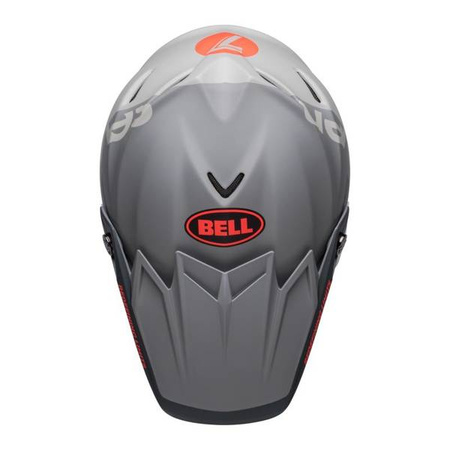 KASK BELL MOTO-9S FLEX SEVEN VANGUARD MATTE CHARCOAL/ORANGE