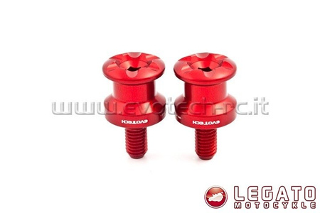 Rolki wahacza pod podnośnik marki EVOTECH RC czerwone  M8