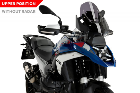 Szyba sportowa PUIG do BMW R1300GS / Adventure 24-25 (bez radaru ACC) Mocno przyciemniany (F) 21839F