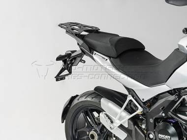 ZESTAW KUFRÓW BOCZNYCH TRAX ADV I STELAŻY SW-MOTECH MULTISTRADA 1200/S (10-14), BLACK 37/37L