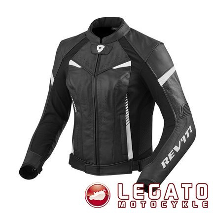 REV'IT! Kurtka skórzana damska Xena 2 kolor Czarny/Biały