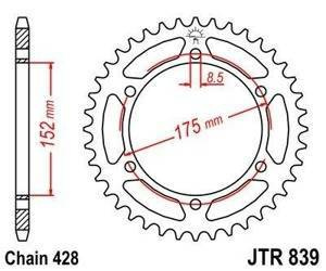 ZĘBATKA NAPĘDOWA JT TYŁ (428)
