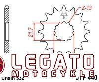 ZĘBATKA NAPĘDOWA JT PRZÓD (532)