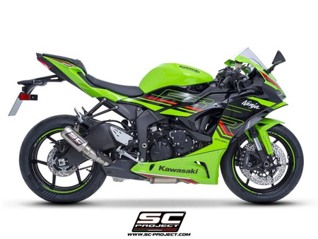 SC-Project tłumik końcowy CR-T tytan Kawasaki NINJA ZX-6R (2024-2026)