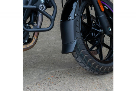Przedłużenie błotnika do Royal Enfield Guerrilla 450 24-25 (przednie) Czarny (N) 22500N