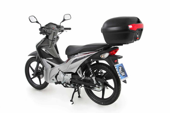 Topcase - Set Journey 40 black incl. carrier for Honda Wave 110 i