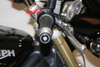 KOŃCÓWKI KIEROWNICY, TRIUMPH STREET TRP 07-12, DAYTONA 600/650/TT 600/SPEED FOUR/THRUXTON 04-, BLACK