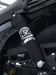 OSŁONA AMORTYZATORA RG RACING 12 X 8 YAMAHA XMAX 400/HONDA SH300I/HONDA CBF125 09- PARA BLACK