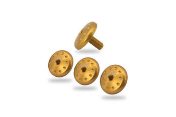 CNC RACING ZESTAW ŚRUBEK OSŁON BOCZNYCH CHŁODNICY DUCATI MULTISTRADA V4, KOLOR ZŁOTY