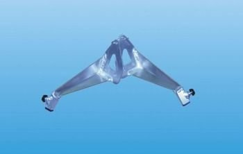 Stelaż przedni sportowy Motoholders Aprilia RSV Mille 04-08 srebrny