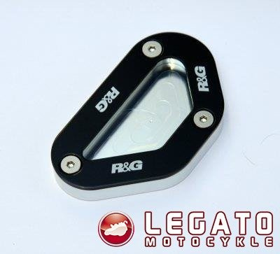 ELEMENT NÓŻKI - KICKSTAND SHOE SUZUKI 650 V-STROM 04-12 SV650 03- SILVER