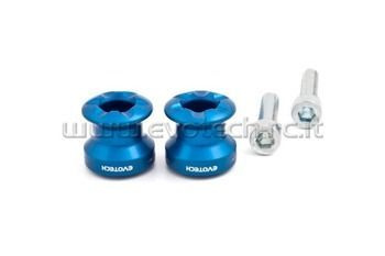 Rolki wahacza pod podnośnik marki EVOTECH RC niebieskie M6