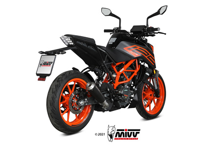 Mivv Tłumik końcowy X-M1 BLACK stal nierdzewna KTM 125 DUKE 2021-2023
