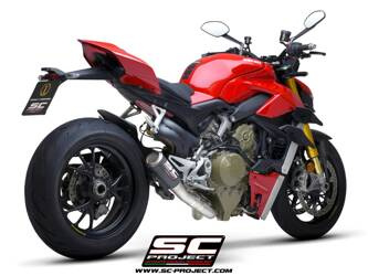 SC-Project tłumik końcowy CR-T M2 carbon Ducati Streetfighter V4 (2020)