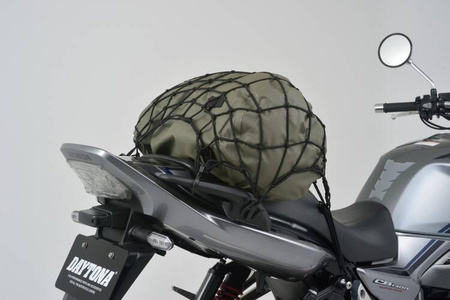 Siatka bagażowa  400x400mm  czarna  z woreczkiem