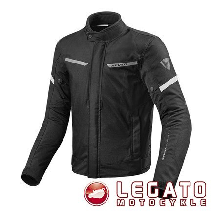 REV'IT! Kurtka tekstylna Lucid kolor Czarny/Biały