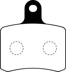 EBC Klocki kartingowe FA553S (1 kpl. na tarczę)