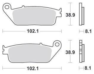 KLOCKI HAMULCOWE SBS 183 MS
