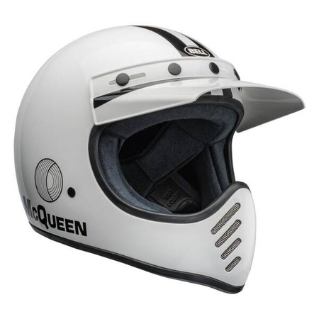 KASK BELL MOTO-3 ECE6 SMQ AGS WHITE/BLACK