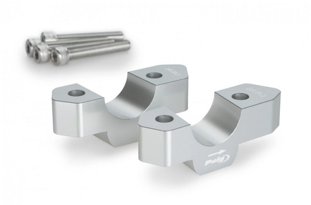 Podwyższenie kierownicy PUIG do BMW R1300GS (o 20 mm) Srebrny (P) 21878P