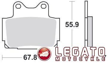 KLOCKI HAMULCOWE SBS 570 HS