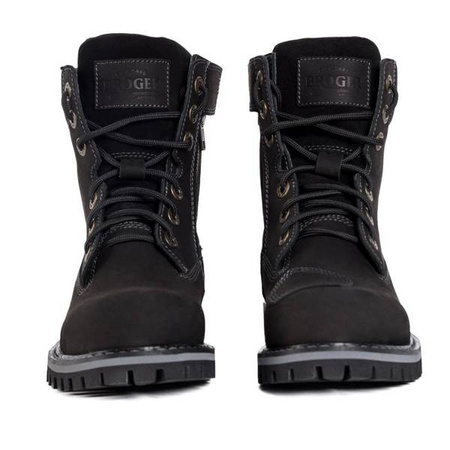 BUTY SKÓRZANE BROGER ALASKA II VINTAGE BLACK