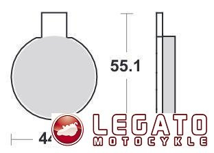 KLOCKI HAMULCOWE SBS 505 HF