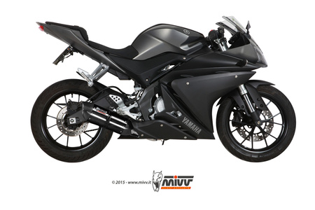 Mivv Układ wydechowy SUONO BLACK stal nierdzewna YAMAHA YZF R125 2014-2018