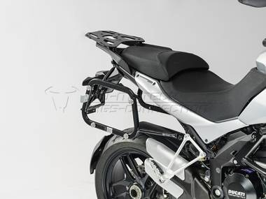 ZESTAW KUFRÓW BOCZNYCH TRAX ADV I STELAŻY SW-MOTECH MULTISTRADA 1200/S (10-14), BLACK 45/45L