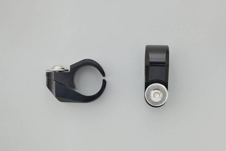 Zestaw zacisków do wspornika kierownicy  22.2mm  czarny