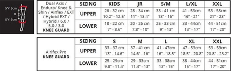 LEATT (2020) NAKOLANNIKI OCHRANIACZE KOLAN 3DF 5.0 ZIP KNEE GUARD BLACK KOLOR CZARNY/BIAŁY