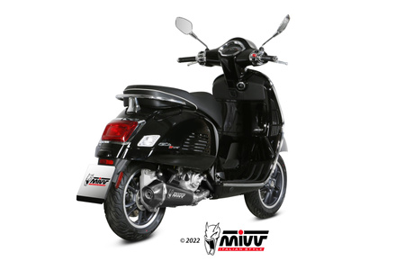 Mivv Tłumik końcowy DELTA RACE BLACK stal nierdzewna PIAGGIO VESPA GTS 300 2021-2024