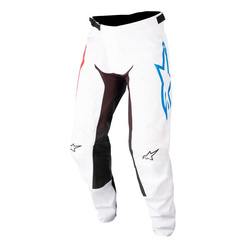 SPODNIE ALPINESTARS RACER SQUAD WHITE/RED/TURQUOISE