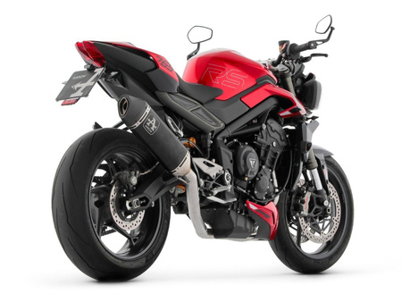 Arrow Układ Wydechowy Veloce Black Triumph Street Triple 765 RS 2023-2025 (homologowany)