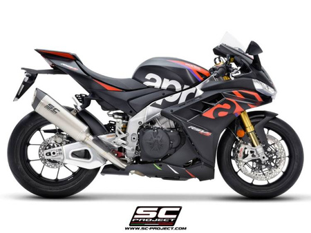 SC-Project tłumik końcowy  SC1-R (350mm)TITANIUM APRILIA RSV4 2021-2024