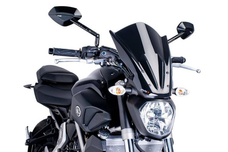 Owiewka PUIG do Yamaha MT-07 14-17 (Touring) Czarny (N) 7016N