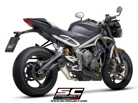 SC-Project tłumik końcowy S1 tytan Triumph STREET TRIPLE 765 (2017 - 2019) - S - R – RS