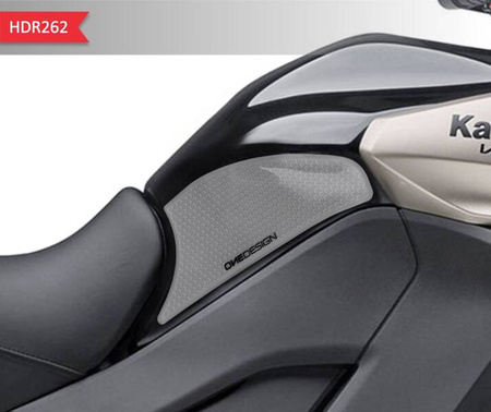 ONEDESIGN tank grip HDR Kawasaki VERSYS 1000 2015 – 2018 przezroczysty