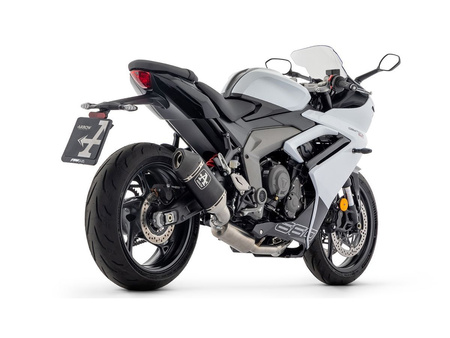 ARROW Układ Wydechowy Veloce Aluminium Dark Triumph Daytona 660 2024-2025