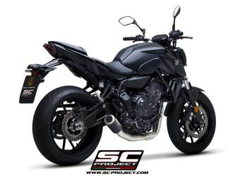 SC-Project układ wydechowy CR-T carbon Yamaha MT-07 (2021 – 2024)