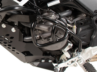 Additional crash bar black, one-sided for Ducati DesertX Rally (2024-)