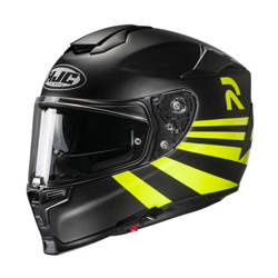 Kask Motocyklowy HJC R-PHA-70  Stipe Black/Yellow