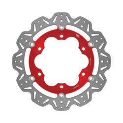 EBC Tarcza hamulcowa motocyklowa VR629RED VEE, czerwona